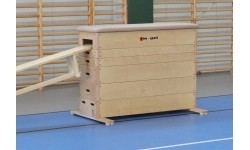 Skrzynia gimnastyczna Coma-Sport GS-291, 6-częściowa, z systemem transportowym, skóra syntetyczna
