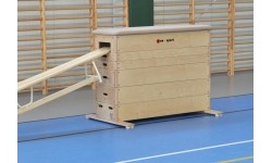 Skrzynia gimnastyczna Coma-Sport GS-291, 6-częściowa, z systemem transportowym, skóra syntetyczna