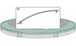 Champion - Toprail InGround 270 (9ft) (TwinSpring)