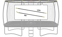 Ultim Safety Net DLX XL - Set Tent Tubes 500