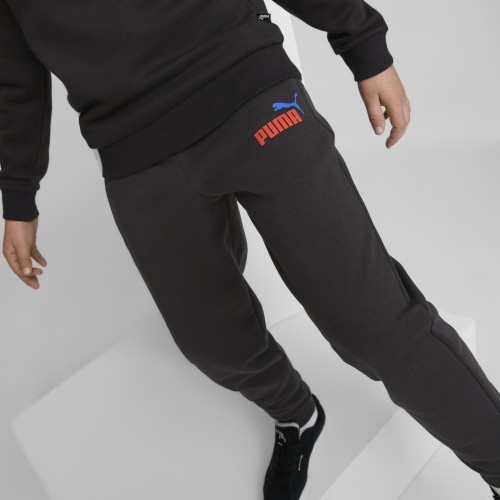 Puma spodnie młodzieżowe Ess + 2 Col Logo Pants Black 586988 61