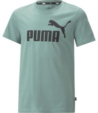Koszulka młodzieżowa Puma Ess Logo Tee, zielona 586960 84