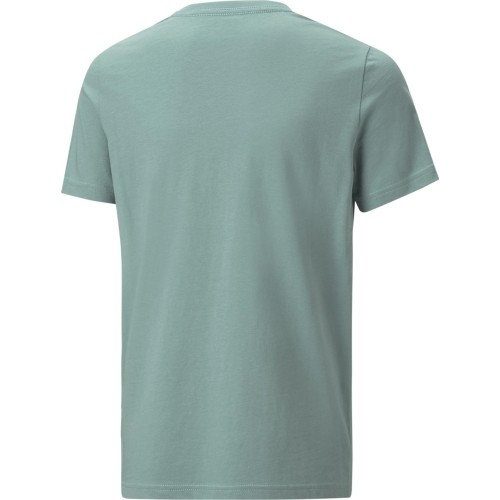 Koszulka młodzieżowa Puma Ess Logo Tee, zielona 586960 84