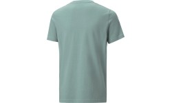 Koszulka młodzieżowa Puma Ess Logo Tee, zielona 586960 84
