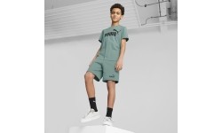 Koszulka młodzieżowa Puma Ess Logo Tee, zielona 586960 84