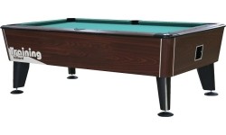 Stół bilardowy Dynamic Premier, mahoń, Pool, 9 stóp, z weryfikatorem monet i systemem podbijania bil