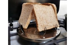 Origin Outdoors Toster do kuchenki kempingowej ze stali nierdzewnej