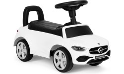 Auto na akumulator Mercedes C CLASS, interaktywna kierownica, dźwięki, białe