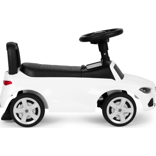 Auto na akumulator Mercedes C CLASS, interaktywna kierownica, dźwięki, białe