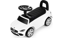 Auto na akumulator Mercedes C CLASS, interaktywna kierownica, dźwięki, białe