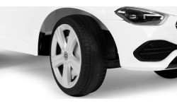 Auto na akumulator Mercedes C CLASS, interaktywna kierownica, dźwięki, białe