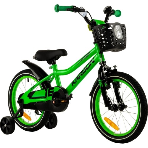 Dviratis Karbon Comet 16 zielony neon