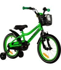 Dviratis Karbon Comet 16 zielony neon