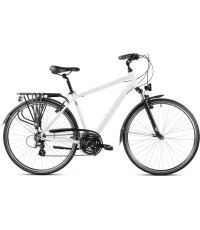 Dviratis Romet Wagant 1 2025 srebrno-niebieski