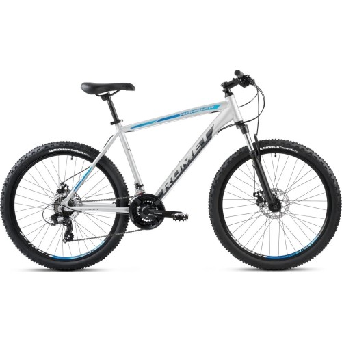 Dviratis Romet Rambler R6.2 2025 srebrno-niebieski
