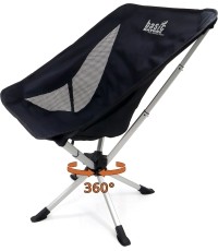Krzesło turystyczne BasicNature Travelchair Relax 360