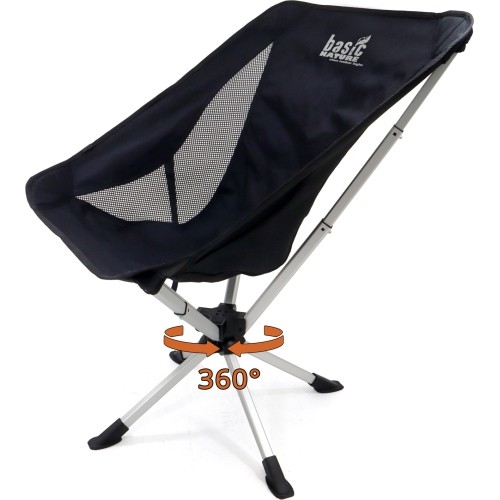 Krzesło turystyczne BasicNature Travelchair Relax 360