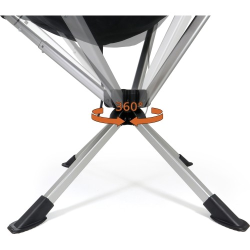 Krzesło turystyczne BasicNature Travelchair Relax 360