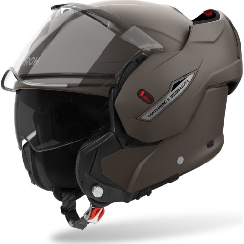 Kask motocyklowy szczękowy AIROH MATHISSE 2 Color P/J matowy brąz