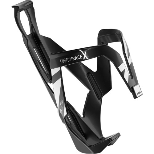 Koszyk na bidon Elite Custom RaceX (czarny/biały)