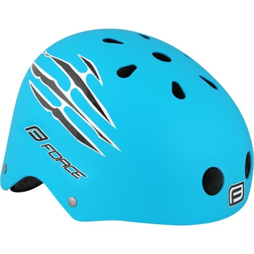 Kask FORCE BMX 54-58cm S-M (niebieski matowy)