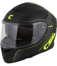 Kask motocyklowy Cassida Integral GT 2.1 Flash Matte Black/Fluo Yellow/Dark Gray