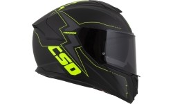 Kask motocyklowy Cassida Integral GT 2.1 Flash Matte Black/Fluo Yellow/Dark Gray
