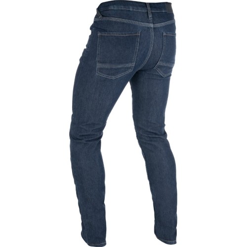 Męskie jeansy motocyklowe Oxford Original Approved CE Slim Fit Indigo