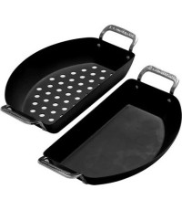 Zestaw patelni ze stali węglowej Kamado Joe, 2 szt.