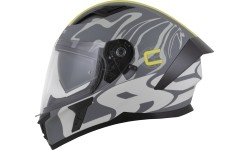 Kask motocyklowy Cassida Orbit Multivers Matte Gray/Light Gray/Fluo Yellow/Black