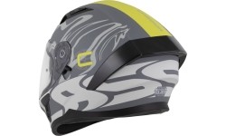 Kask motocyklowy Cassida Orbit Multivers Matte Gray/Light Gray/Fluo Yellow/Black