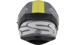 Kask motocyklowy Cassida Orbit Multivers Matte Gray/Light Gray/Fluo Yellow/Black