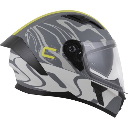 Kask motocyklowy Cassida Orbit Multivers Matte Gray/Light Gray/Fluo Yellow/Black