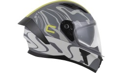Kask motocyklowy Cassida Orbit Multivers Matte Gray/Light Gray/Fluo Yellow/Black