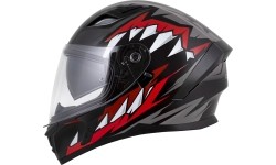 Kask motocyklowy Cassida Orbit StriX czerwony/szary/biały/czarny