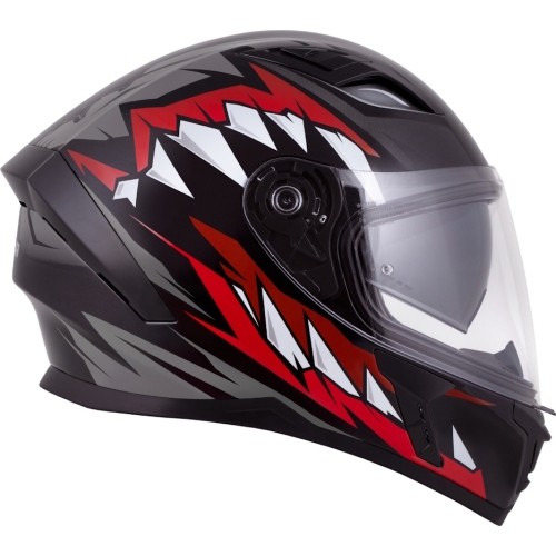 Kask motocyklowy Cassida Orbit StriX czerwony/szary/biały/czarny