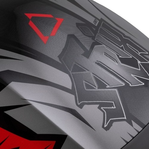 Kask motocyklowy Cassida Orbit StriX czerwony/szary/biały/czarny