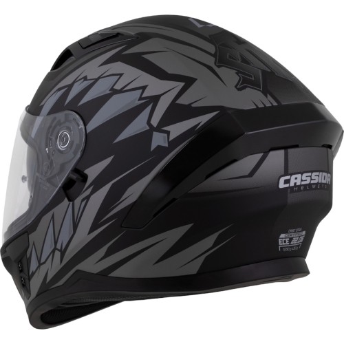 Kask motocyklowy Cassida Orbit StriX Matte Black/Gray