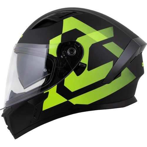 Kask motocyklowy Cassida Orbit Grind Matte Black/Fluo Yellow