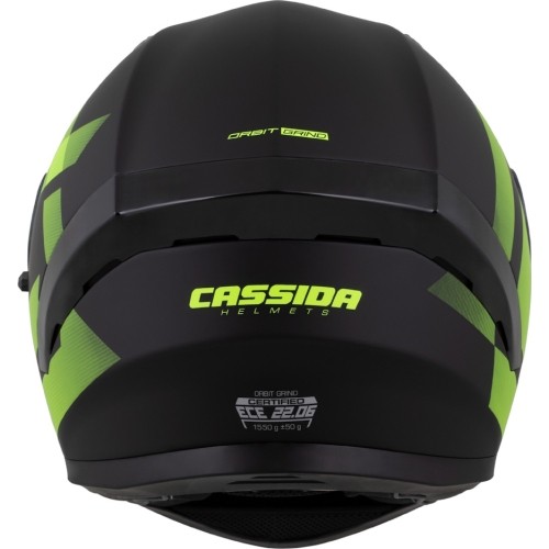 Kask motocyklowy Cassida Orbit Grind Matte Black/Fluo Yellow