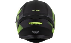 Kask motocyklowy Cassida Orbit Grind Matte Black/Fluo Yellow