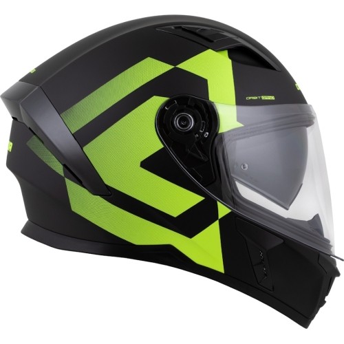 Kask motocyklowy Cassida Orbit Grind Matte Black/Fluo Yellow