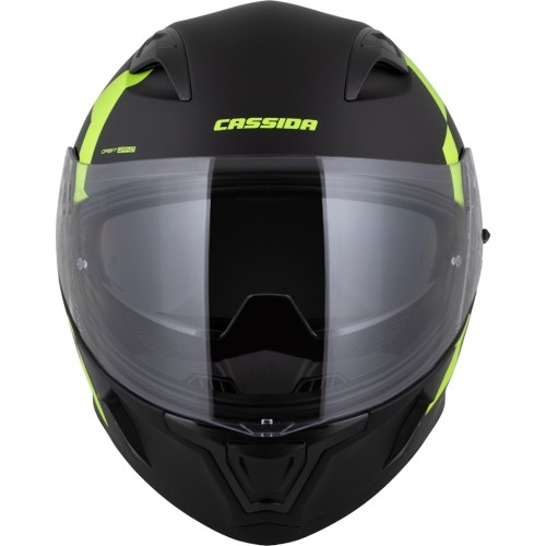 Kask motocyklowy Cassida Orbit Grind Matte Black/Fluo Yellow