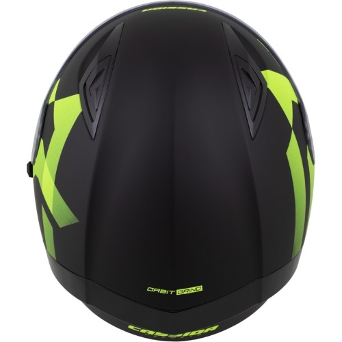 Kask motocyklowy Cassida Orbit Grind Matte Black/Fluo Yellow