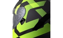 Kask motocyklowy Cassida Orbit Grind Matte Black/Fluo Yellow