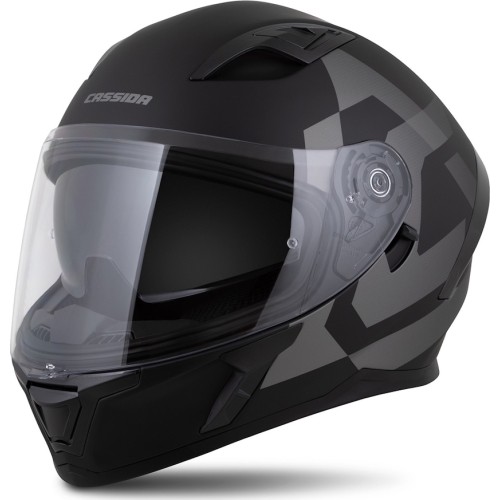 Kask motocyklowy Cassida Orbit Grind matowy czarny/szary