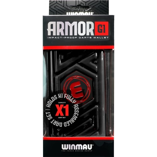 Etui na lotki Winmau Armor G1, czarne