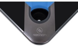 Stół bilardowy, Pool, Rasson Wolf, 9 ft. (Fuß), schwarz, kieszonkowy EPBF, Simonis 760 żółto-zielony