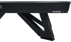 Stół bilardowy, Pool, Rasson Wolf, 9 ft. (Fuß), schwarz, kieszonkowy EPBF, Simonis 760 żółto-zielony