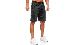 J.Style Šortai Vyrams Black 8K1551-3